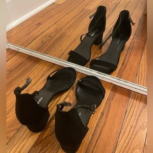Black Mid Height Heels